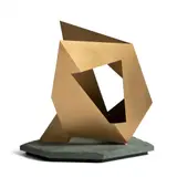 Graham Williams, Pasture Piece (64), 1991, bronze on green slate base