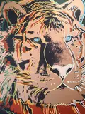 Siberian Tiger, 1983 by Andy Warhol, screenprint in colour, sold Oct 2020
