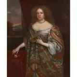 L. Schunemann, THREE QUARTER LENGTH PORTRAIT OF LADY ANNE LINDSAY, DUCHESS OF ROTHES, oil on canvas