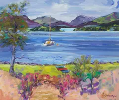 Margaret Ballantyne, LOCH LOMOND, oil on canvas