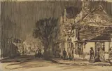 Muirhead Bone, THE ANGLER'S REST, KINGSTON UPON THAMES