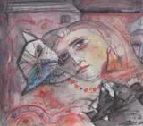 Joyce W. Cairns, INTRODUCING ROMMEL AND FRITZI, watercolour