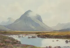 Edward H. Thompson, MARSCO FROM SLIGACHAN BURN, watercolour