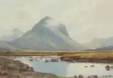 Edward H. Thompson, MARSCO FROM SLIGACHAN BURN, watercolour