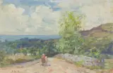 Joseph Morris Henderson, FIGURES ON A COUNTRY ROAD