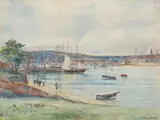 George Andrew Nasmyth Langlands, THE TWEED AT BERWICK, watercolour