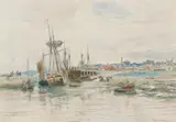 Alexander Ballingall, MORRISON HAVEN FROM THE WEST, watercolour