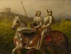 Robert Brydall, A KNIGHT'S TALE, oil on canvas