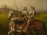 Robert Brydall, A KNIGHT'S TALE, oil on canvas