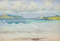 Hugh Cameron Wilson, SHEEPHAVEN BAY ROSAPENNA, COUNTY DONEGAL, oil on canvasboard