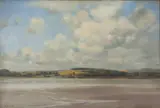 Robert Burns, ACROSS THE DEE FROM KIRKCUDBRIGHT, oil on canvas