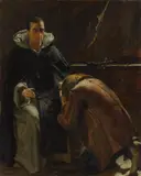 John Pettie, THE SUB PRIOR AND EDWARD GENDINNING, oil on canvas