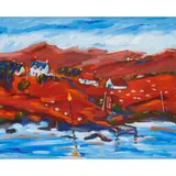 Mary Batchelor, ISLAND CROFTS, SKYE, oil on canvas