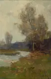 Archibald Kay, THE BIRCH TREE, oil on canvas