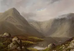 Edward Train, LOCH CORUISK, ISLE OF SKYE, oil on canvas