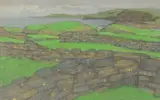 Frances Walker, ON THE BROUGH, pastel on board