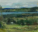 Ken Howard, RIVER LANDSCAPE, CORNWALL