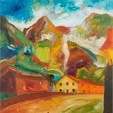 John Bellany, HILL-SIDE LANDSCAPE