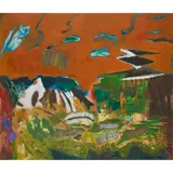 David Michie, FISH IN THE SEA, WITH RED REFLECTIONS