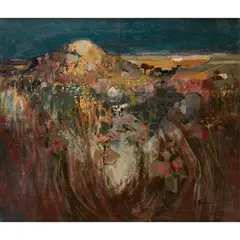 Danny Ferguson, RENFREWSHIRE LANDSCAPE, oil on canvas