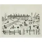 L. S. Lowry, WINTER IN BROUGHTON