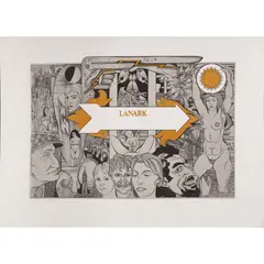 Alasdair Gray, SET OF 4 LITHOGRAPHS FROM THE 'LANARK' SERIES, printed by Glasgow Print Studio in 1981