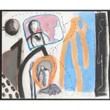Caroline McNairn, FROM EAST TO WEST, 1986, pastel