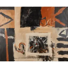 Jack Knox, BAJAZET ENCAG'D, oil on canvas