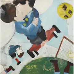 Jock McFadyen, CELEBRATING - c1980, Oil on canvas