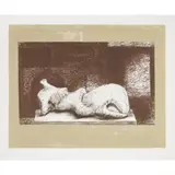 Henry Moore, RECLINING FIGURE ARCHITECTURAL BACKGROUND I, 1977, Lithograph, S/P
