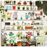 LARGE SHELF STILL LIFE by Jonas Wood, 2017, Off-set lithograph, from the edition of unknown size, published for the Shio Kusaka Jonas Wood exhibition at Voorlinden , sold Aug 2020