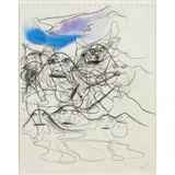 Bjarne Melgaard, OHNE TITEL, 2007, charcoal and pastel on paper
