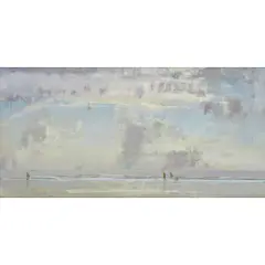 OCTOBER SEA by Frederick Cuming, oil on board, sold Aug 2020