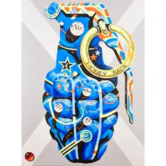 Dasha S. Kandinsky, MONEY BACK, 2018, oil on canvas