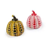 Yayoi Kusama, PUMPKINS (YELLOW/BLACK AND RED/WHITE)