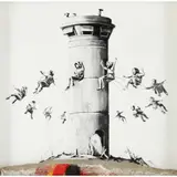 WALLED OFF HOTEL by Banksy, Digital print and concrete relief, accompanied by original 'The Walled Off Hotel' invoice, sold Aug 2020