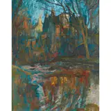 William Birnie, REFLECTIONS, oil on board