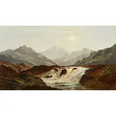 GLENCOE by Charles Leslie, oil on canvas, sold Jun 2020