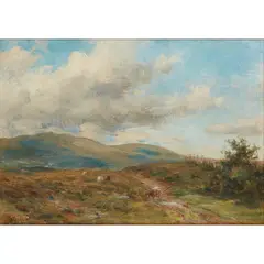 MOORLAND ROAD, ARRAN by William Darling McKay, oil on canvas, sold Jun 2020