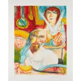 John Bellany, SAMSON & DELILAH, Etching with aquatint, 8/50