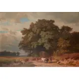 Philipp Röth, RETURN FROM THE FIELDS, ' oil on canvas