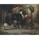 Maude Marshall, THE SHEPHERD'S DOG, oil on canvas