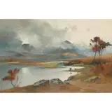 Thomas Bunting, LOCHLUICHART, oil on canvas