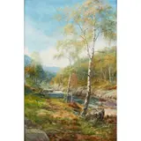 John MacWhirter, GLEN GARRY, oil on canvas