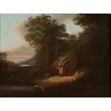 Alexander Nasmyth, BOATMAN BY A RIVERSIDE BOTHY
