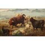 Gourlay Steell, CAUGHT IN THE ACT, oil on canvas