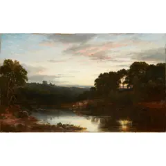 William Beattie-Brown, ROSSLYN FORD - EARLY MORNING, oil on canvas, unframed