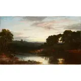 William Beattie-Brown, ROSSLYN FORD - EARLY MORNING, oil on canvas, unframed