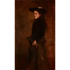 James Guthrie, PORTRAIT OF MARY MARTIN IN A RIDING HABIT, oil on canvas