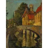 Alexander Jamieson, BRUGES, oil on panel